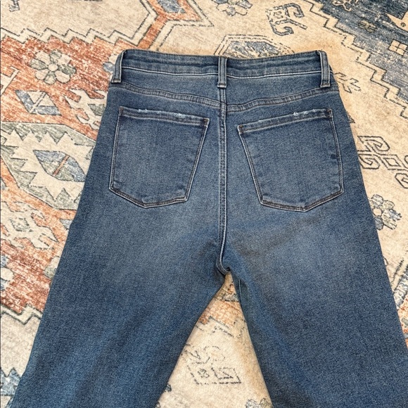 Evereve Classic Blue Jeans The Ever strait size 25 - Picture 6 of 9